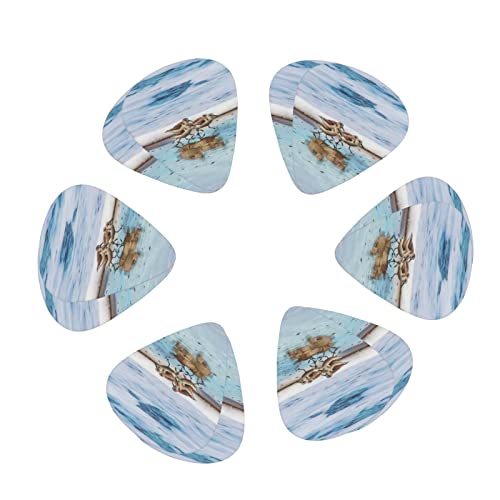 Shorebird Sandpipers Running Beach Lot de 12 médiators pour guitare acoustique électrique - Les Beatles, Paul McCartney, John Lennon, RIngo Starr, George Harrison Shorebird Sandpipers Running Beach Lot de 12 médiators pour guitare acoustique électrique – Image 3