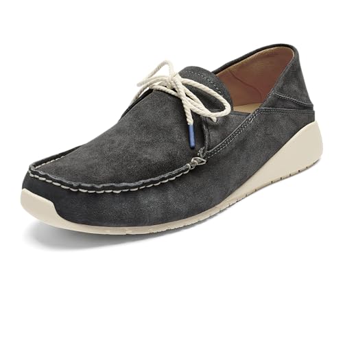 OLUKAI Ka'a Driver Men's Loafers, Italian Suede Shoes, Premium Material & Contemporary Look, Comfortable Fit & All-Day Support
