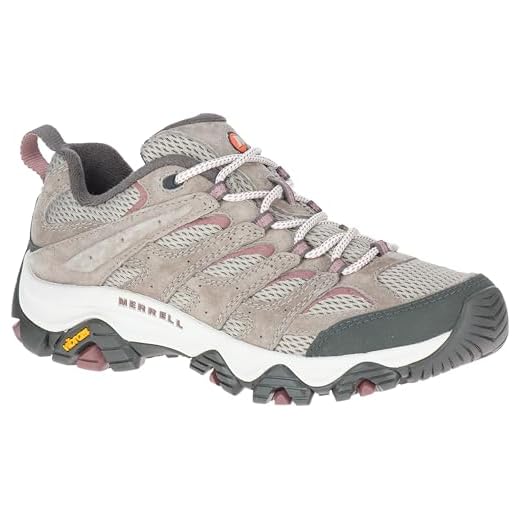 Merrell Moab 3 Shoes for Women - Breathable Leather, Mesh Upper, and Classic Lace-Up Closure Shoes Falcon 7.5 M