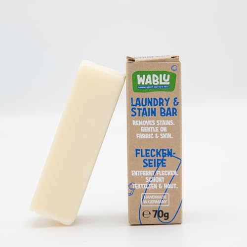 WABLU Multi purpose Laundry & Stain Remover Bar | Fragrance Free | Natural Cleaning Solution. Perfect for Home & Laundry | 70g