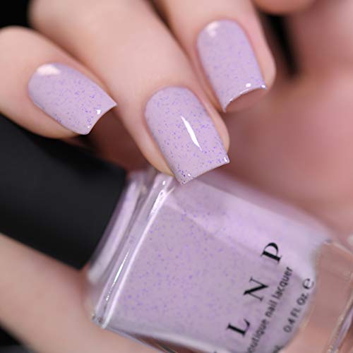 Image of ILNP Heather - Pale Lilac Speckled Nail Polish, Chip Resistant, 7-Free, Non-Toxic, Vegan, Cruelty Free, 12ml
