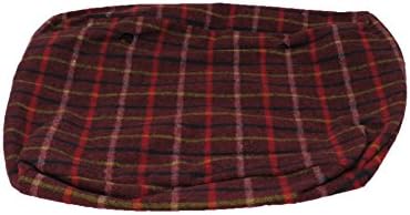 O Bag Sacca Interna Canvas Tessuto Tartan Rosso