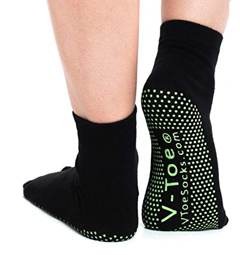 V-Toe Non-Slip Flip-Flop Socks - Tabi Split Toe Socks for Men & Women Size - Women's Toes Separated Yoga Socks4