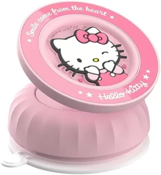 Kitty Magnetic Vacuum Phone Holder, 360° Rotating Pink Magnetic Car Mount, Cute Cat Rotating Holder, Suitable for Cars, Mirrors, Gyms, Kitchens, Hands-Free Portable Phone Holder