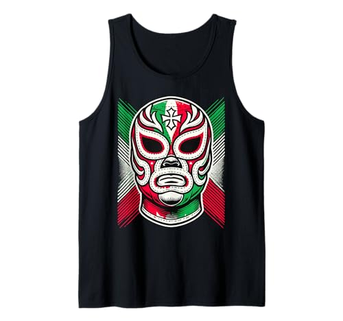 Luchador Mask Cinco De Mayo Mexican Wrestling Tank Top