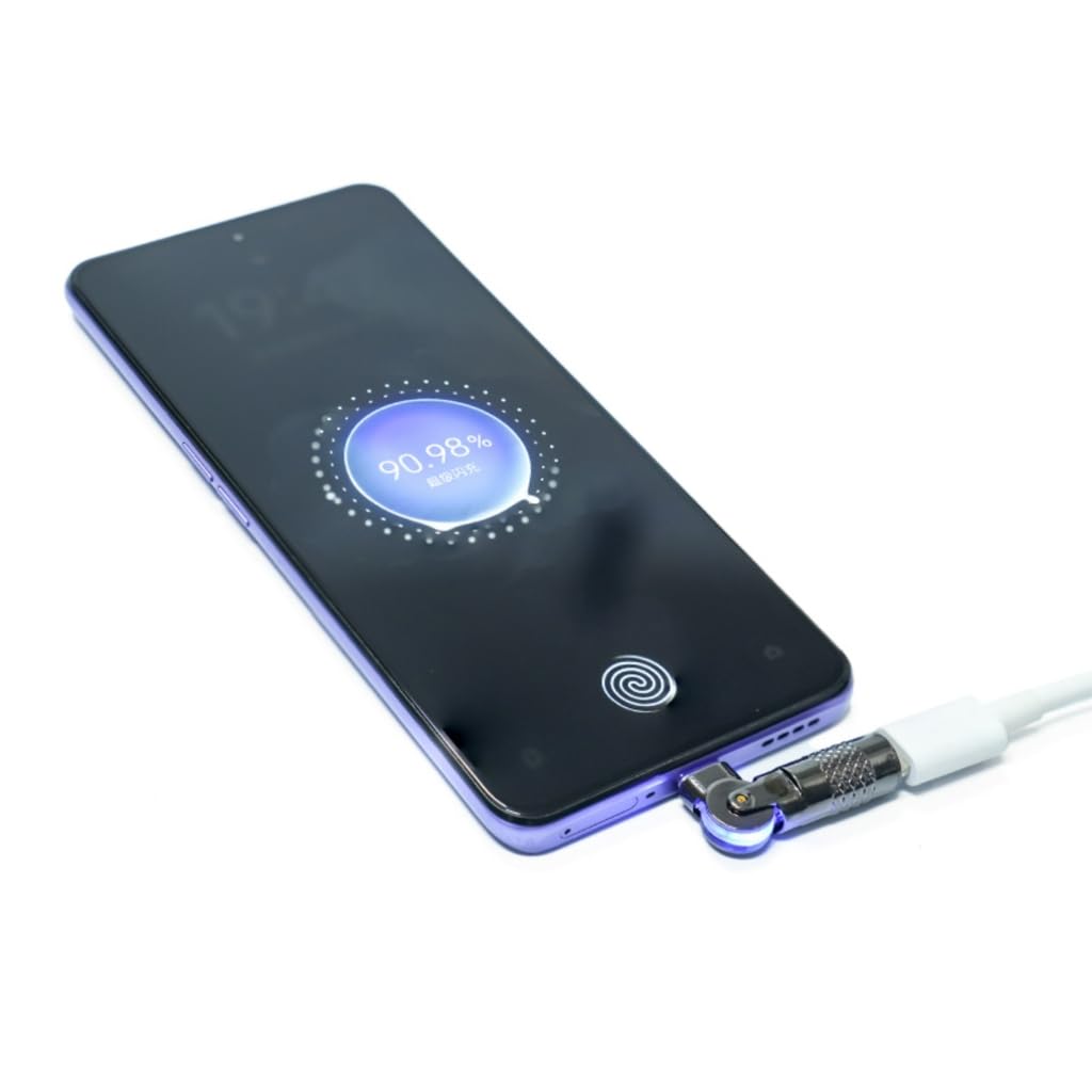 Obrotowy adapter ładowania USB do słuchawek konsol do gier obrót o 90°