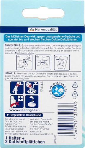 Mülleimer-Deo Frische Brise, 2er Pack, Duftplättchen für 4 Wochen – Ansicht 2