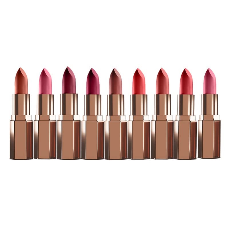 Image of PRAUSH BEAUTY (Formerly Plume) Plush Matte Lipsticks Super Light & Hydrating, Long Lasting, Rich Pigment, Smooth Soft Matte Finish, Showbiz, 4g