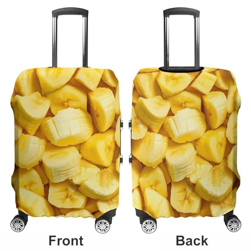 Banana Pieces Travel Luggage Cover for Suitcase 19-32 Inches Elastic Washable Baggage Protector3