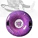 Zxpjkyu Inflatable Snow Tube, Snow Sled Snow Toy Children Sleigh Christmas Snow Sledge with Handles for Sledding Family Activities, Purple