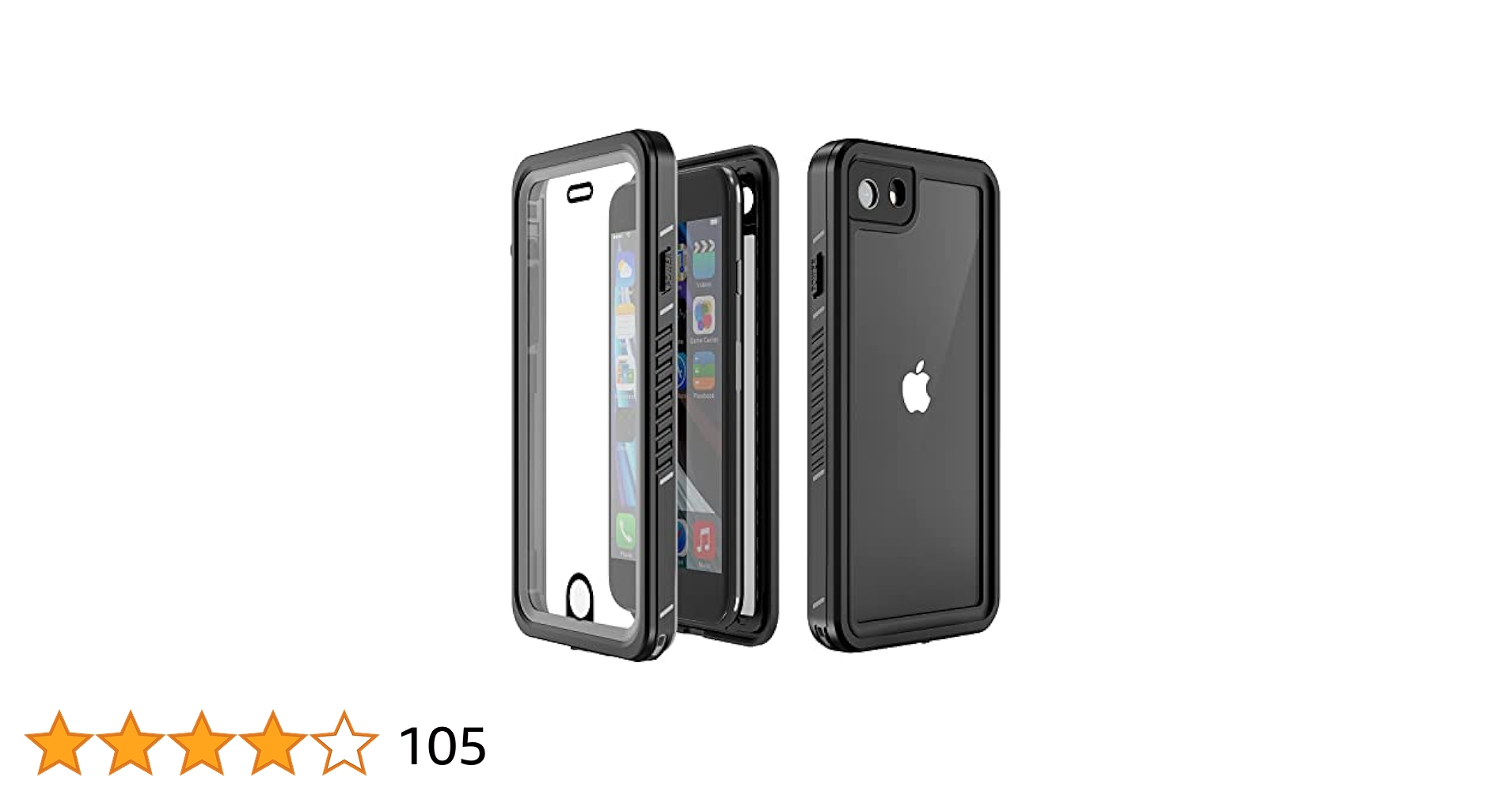 Apple - iPhone SE2 64GB 黒 ブラック 防水ケース付き 箱 付属品