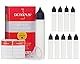 Octopus 10 x 30 ml Quetschflaschen mit Trichter + Etiketten, weiche LDPE Dosierflaschen, Plastikflaschen + Schwarze Deckel, Malflasche, Stiftflaschen
