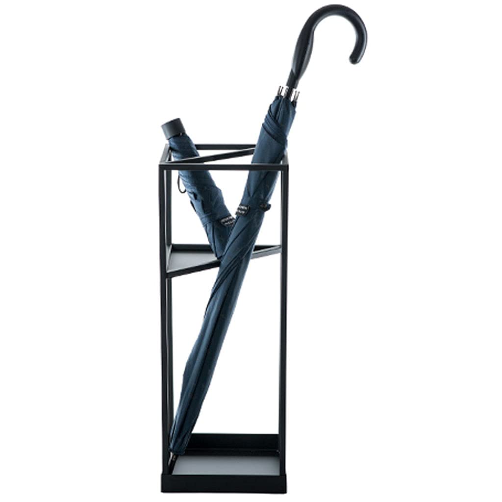 Porte-Parapluie en Métal Noir pour Éviter les Sols Mouillés dans l'Entrée