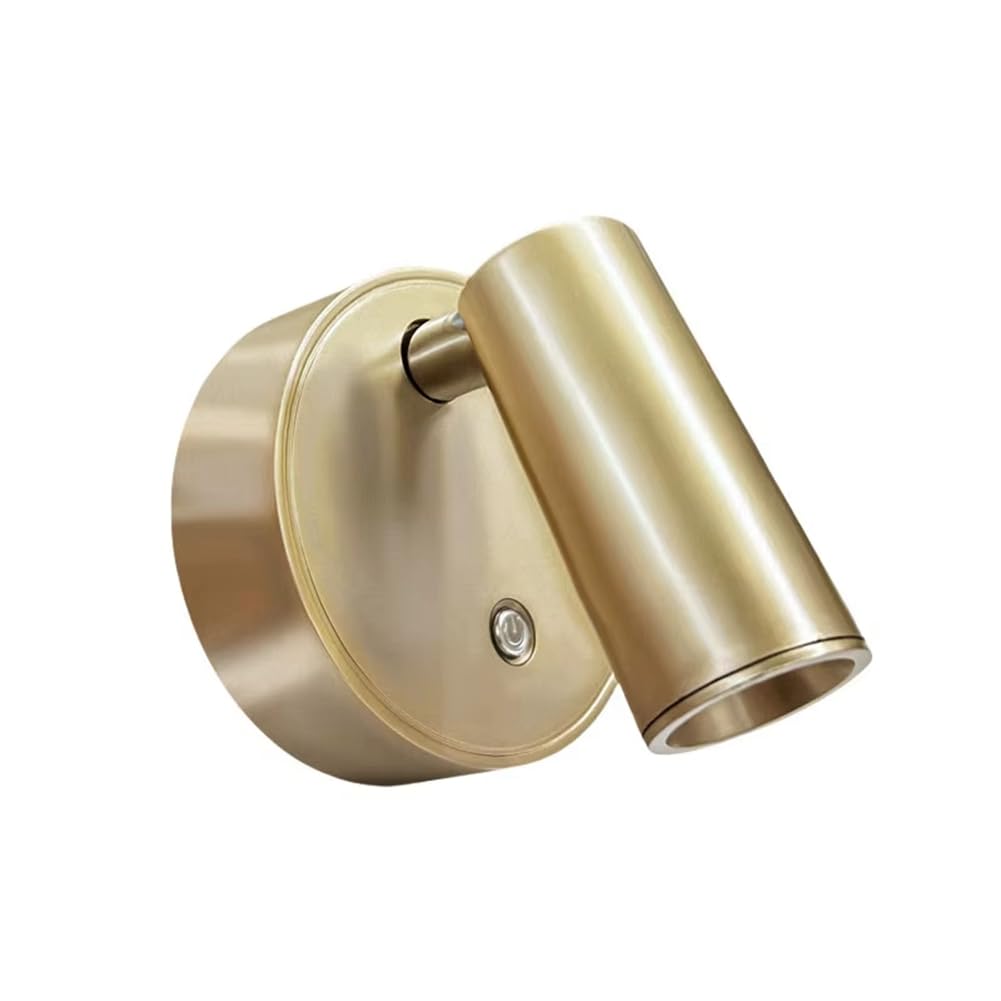 Fangxuee Lámpara de Pared LED Magnética, Recargable por USB, con Interruptor Táctil, de Pared, Inalámbrica, Regulable, para Dormitorio y Mesita de Noche.