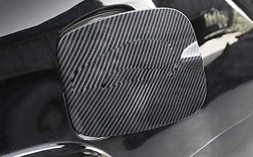 Carbon fiber Auto Fuel Filler Door Cover Gas Tank Cap Decoration Cover Trim Compatible For Toyota 4Runner 2014-2021