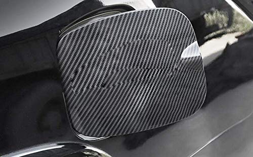 Carbon fiber Auto Fuel Filler Door Cover Gas Tank Cap Decoration Cover Trim Compatible For Toyota 4Runner 2014-2021
