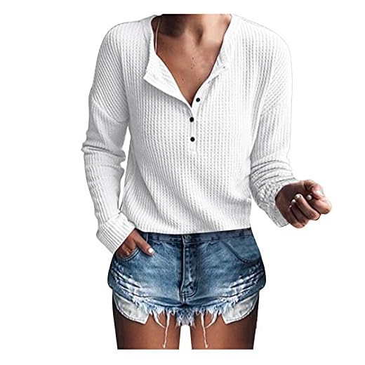 Dam tröja semester Basic Pullover sexiga toppar för kvinnor datum natt plus, Vitt och blått, L