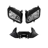Green-L Front Headlight Headlamp Assembly & Upper Stay Fairing Bracket Fit for Honda CBR600RR 2007-2012