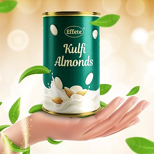 Image of Effete Kulfi Almond - Chocolate Coated Kulfi Almonds (96 g) - Crunchy Nuts Drenched in Smooth Milk Chocolate - Sweet Snack & Best Choice for Gifting an Occasions - Healthy Treat for All Ages