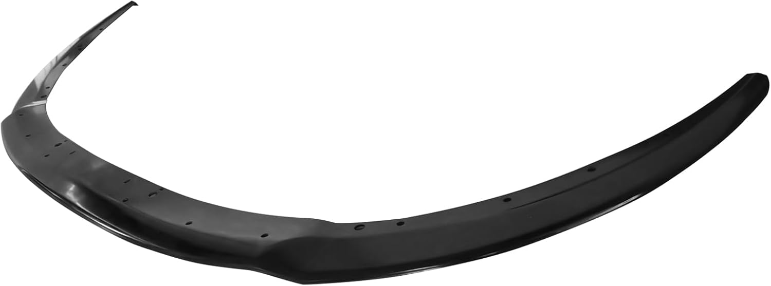 IKON MOTORSPORTS Front Bumper Lip, Compatible with 2013-2016 Dodge Dart, GTS Style Unpainted Black PU Polyurethane Air Dam Chin Spoiler Protector Splitter