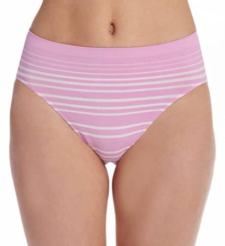 Jockey For Her Comfies 3-Pk. Hi-Cut Panties 3326 Ivory/Black/White 7 #TOP2