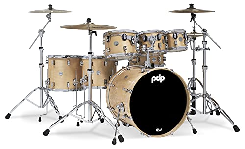 PDP By DW 5-Piece Concept Maple Shell Pack with Chrome Hardware Natural product thumbnail 9