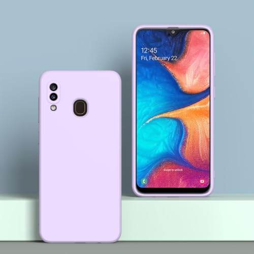 Image of for Samsung Galaxy A20 Case Purple, A30 Case Scratch Resistant with Soft Touch, Slim Thin Phone Cover for Samsung Galaxy A20 A30