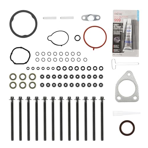 Image of KAX Engine Cylinder Head Gasket Set Compatible with Chevrolet Cruze 2011-2015, Buick Encore 2013-2016, Trax 2015-2016, Sonic 2012-2016 1.4T, Head Gasket Kit, OE# HS26540PT1