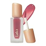 Laka Fruity Glam Tint, 4.5g/0.15oz, Glowing Lip Stain with Wide Color Spectrum, Hydrating & Lightweight Texture, Long-Lasting Bold Stain, Non-Sticky, Vegan, K-Beauty (111 Mellow)