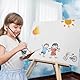 Luxshiny 4Er-Pack Weiße Dreifach Gefaltete Plakattafeln: Kleine Schautafeln Aus Wellpappe Schautafeln Für Präsentationen Kunstprojekte Schule Büro