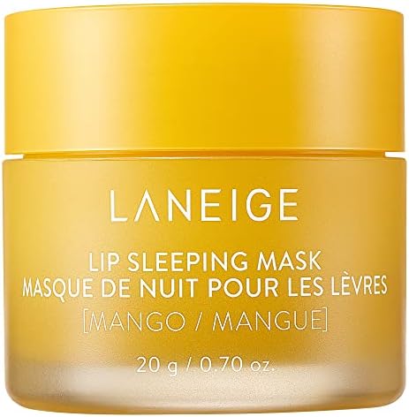 Laneige Lip Sleeping Mask | Moisturizing Lip Treatment with Vitamin C + Shea Butter for Soft Hydrated Lips | Overnight Repair | Lip Balm For Dry Chapped Lips| Lasting Hydration