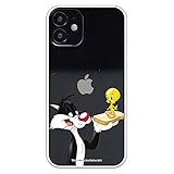 Personalaizer Funda Original Compatible con iPhone 12 Mini con un diseño de Sylvestre y Piolin Bocata