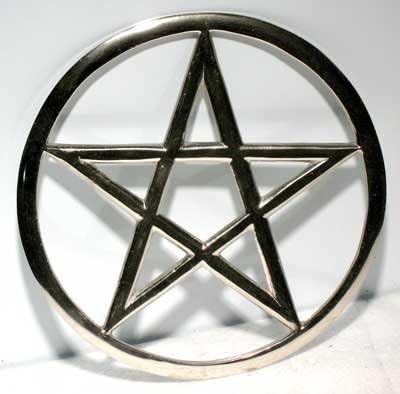 Large Cut-Out Pentagram altar tile by AzureGreen