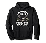 Halcón Peregrino Hombres Mujeres Falconer Falconry BirdWatching Sudadera con Capucha