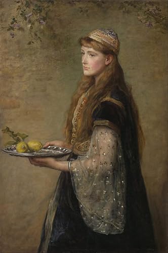 Impression sur toile le captif de Millais pour décoration salon 60x90cm