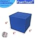 FoamTouch 6x6x6 Blue Foam-Pit Foam-Block for Gymnastics, Parkour Courses, Skateboard Parks, BMX, Trampoline Arenas 100 Pieces