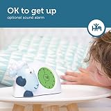 ZAZU Sam The Lamb zegar do trenera snu i lampka nocna dla dzieci | uczy Twoje dziecko dzięki wizualnym wskaźnikom, kiedy powinno się obudzić, regulowana jasność, automatyczne wyłączanie (niebieski)