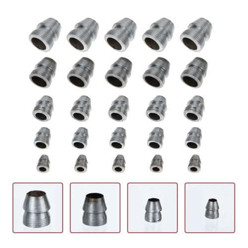 Housoutil 25PCS Safety Round Handle Wedges, Hand Metal Wedge, Hammer Handle Splitting Wedge for Hammer Sledge Handle (8mm/ 0.3in, 10mm/ 0.4in, 11mm/ 0.43in, 13mm/ 0.51in, 16mm/ 0.63in) - Thumbnail 5