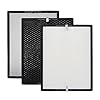 PUREBURG Replacement Filter Set Compatible with EVA Alto infinity Air Purifier,H13 3-Stage Filtration Activated Carbon Air Clean Dust VOCs Odor