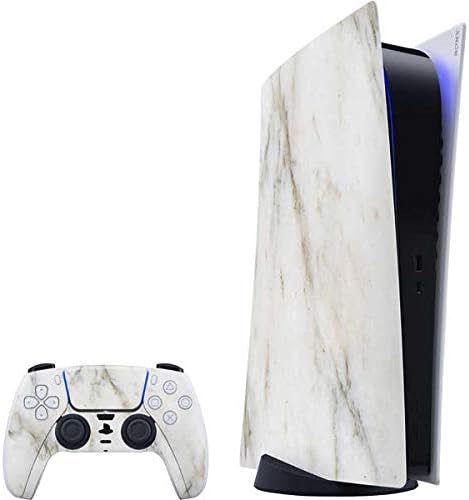 Skinit Decal Gaming Skin Compatible with PS5 Digital Edition Bundle - Marble Split Design