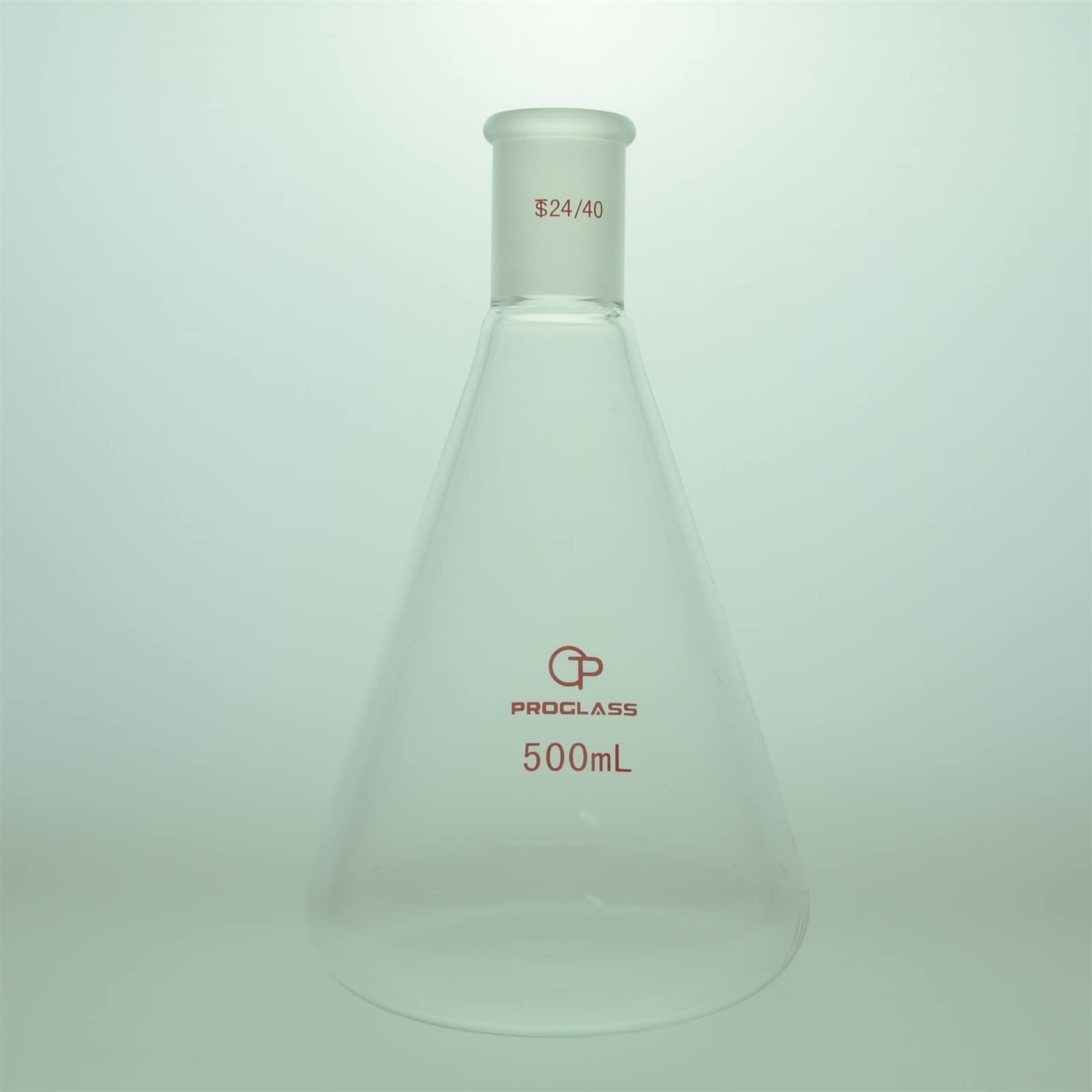 Proglass Glass 1000mL Erlenmeyer Flask Heavy Wall with 24/40 Standard Taper Joint