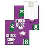 Gluten Free Stock Cubes Bundle which Contains Knorr Lamb Stock Cubes 8 x 10g - Pack of 2 including Grocery List Card