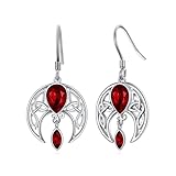 Design: Keltischer Mondknoten mit österreichischen Kristallen – ein Symbol für Glück – sorgfältig bis ins kleinste Detail gefertigt