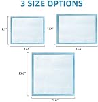 100 Pack Disposable Changing Pads Baby Disposable Underpads Waterproof Portable Diaper Changing Pad Super Absorbent Leak-Proof Incontinence Bed Table Protector Mat (S-100PCS)