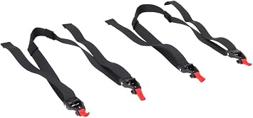 SW-Motech Strap Set Fits 2 Pieces for Pro Rear Bag Hook on Both Sides Set, Black