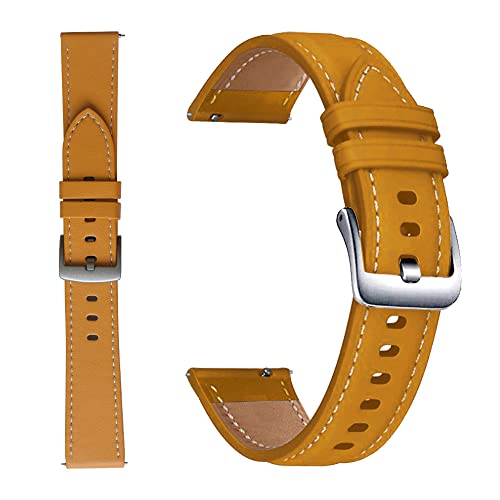 Correa de piel auténtica para Garmin Vivoactive 3 en elegante color ágata 4