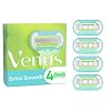 Gillette Venus Extra Smooth Rasierklingen Damen, 4 Ersatzklingen für Damenrasierer mit 5-fach Klinge