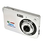 PeGear 18MP 2.7inch Mini Digital Camera with 8x Digital Zoom-Sliver