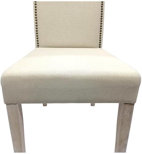 Miniatura 5 de Silla Romero Parsons en madera flotante natural y lino