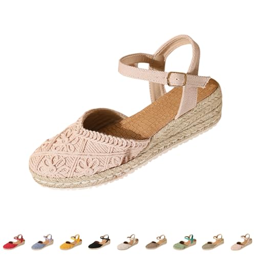 Sandales d'été confortables fermées à l'avant style vintage - 4